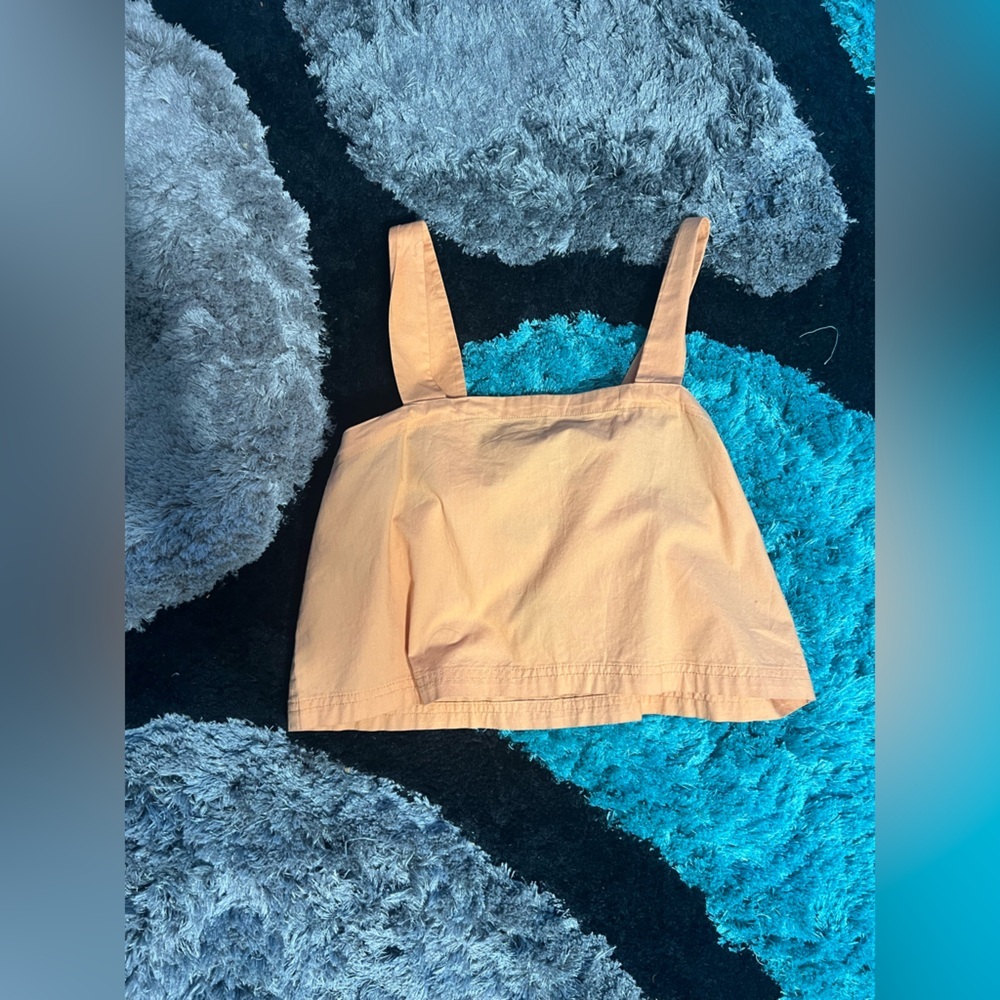 Vans Peach Buttoned Top